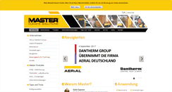 Desktop Screenshot of masterheaters.de