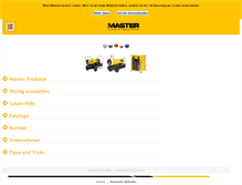 Tablet Screenshot of masterheaters.de
